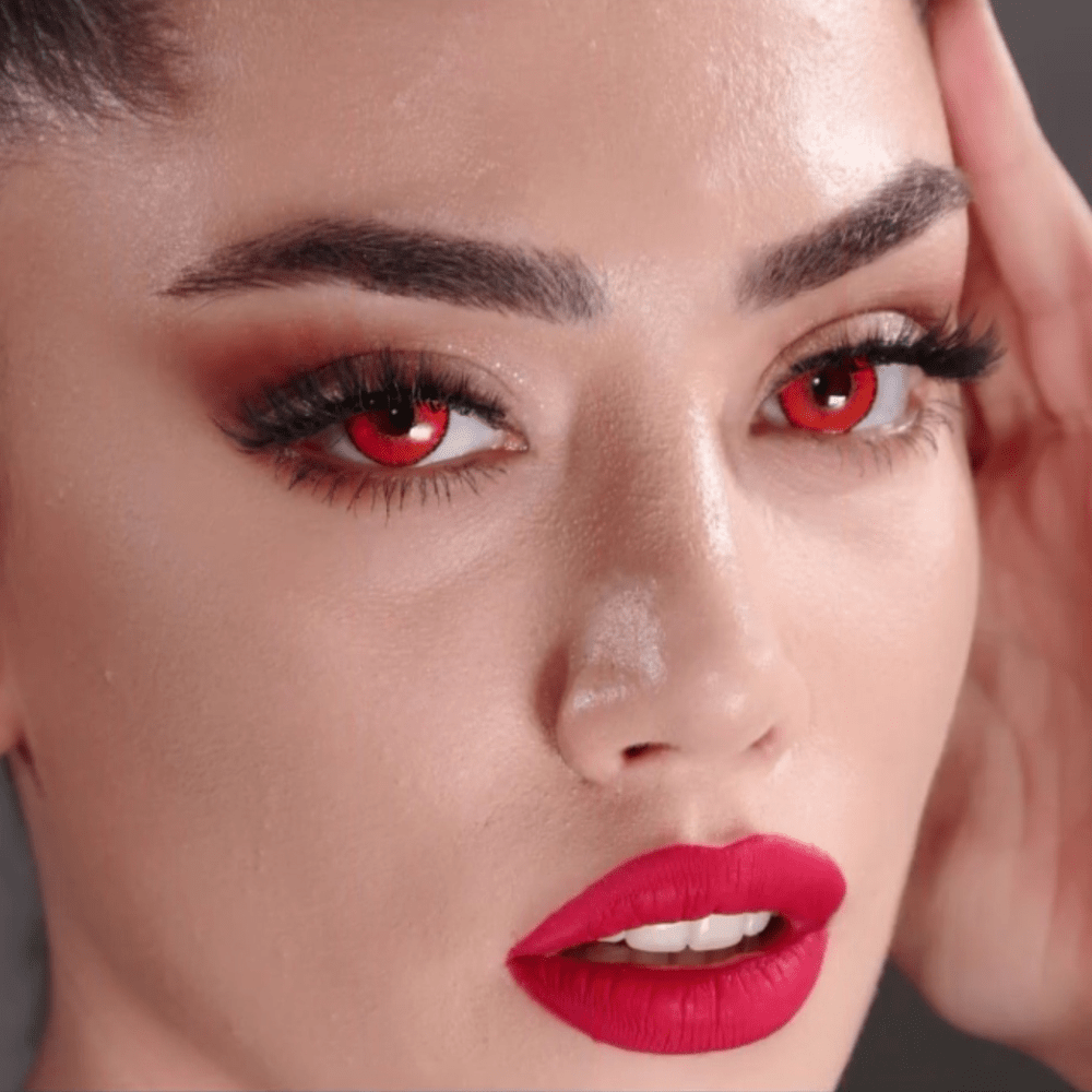 iconic-kirmizi-cosplay-parti-lensi.png Iconic Red Cosplay Kırmızı Parti Lensi - Görsel 1