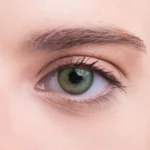 Medeo Ring Olive Hareli Aylık Lens